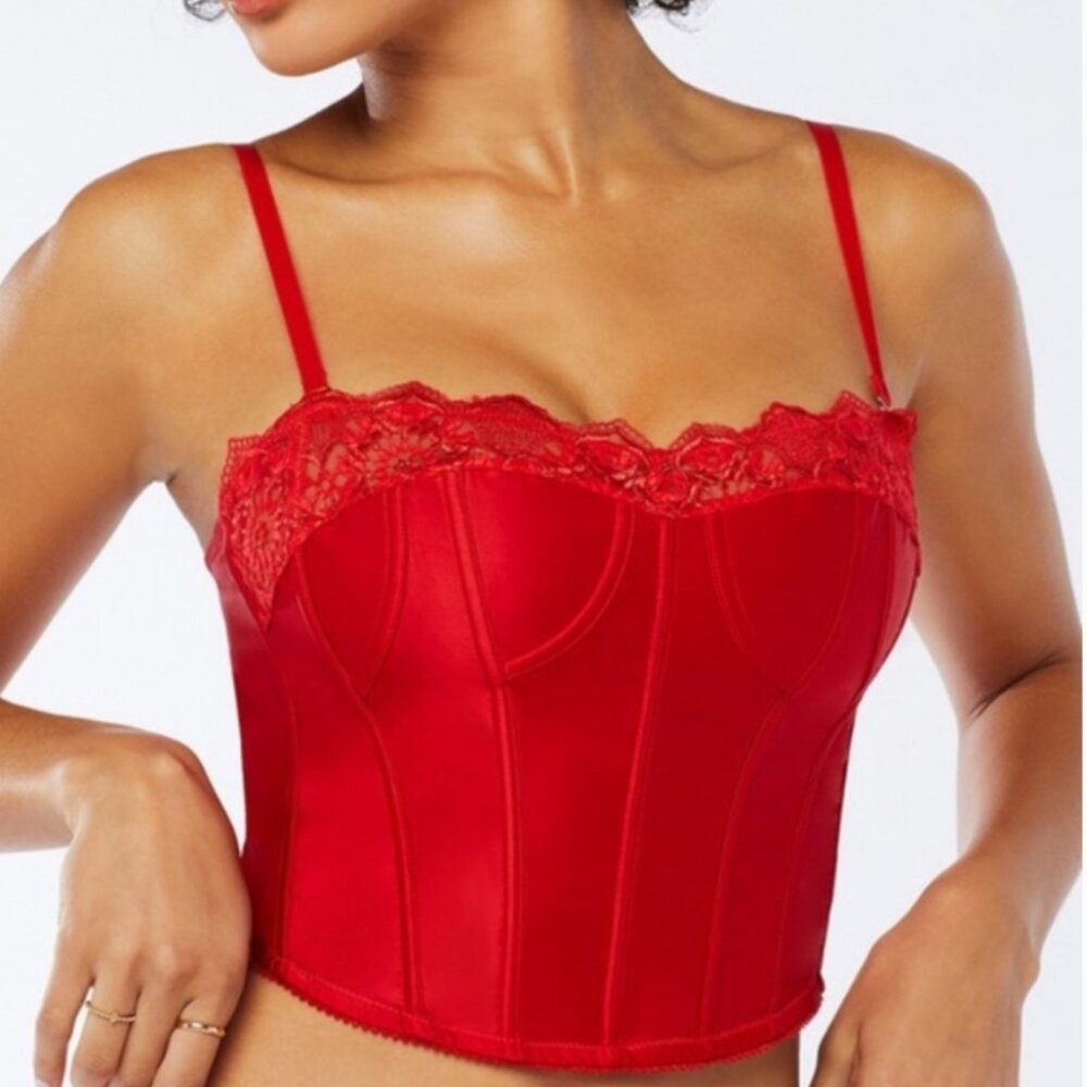 Savage X Fenty Red Bustier XS